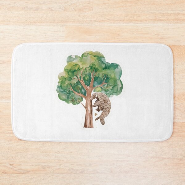 Item preview, Whimsical Pangolin Tree Illustration designed and sold by NiftyWrx.