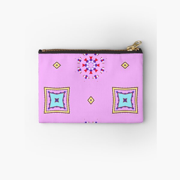 Item preview, Retro Pink Red Blue Mandala Pattern designed and sold by Tinsleybluebell.