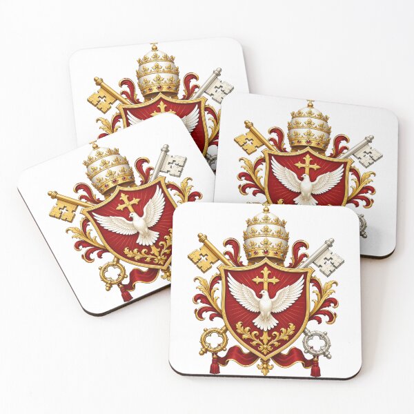 Item preview, Holy Spirit Papal Shield designed and sold by syotos-ai.