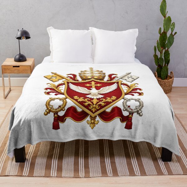 Item preview, Holy Spirit Papal Shield designed and sold by syotos-ai.