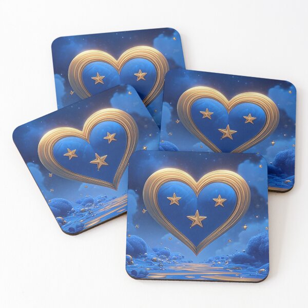 Item preview, Starlit Heart of Golden Hope designed and sold by BlissBlvdShop.