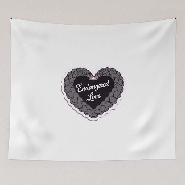 Item preview, Pangolin Heart Quote designed and sold by NiftyWrx.