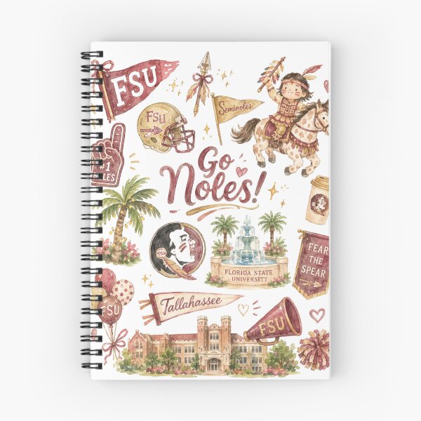 Item preview, Go Noles | FSU Watercolor Print designed and sold by CozyTideClub.