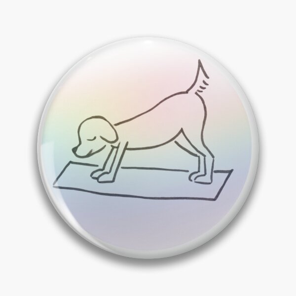 Item preview, Downward facing dog rainbow designed and sold by San-shine-arts.