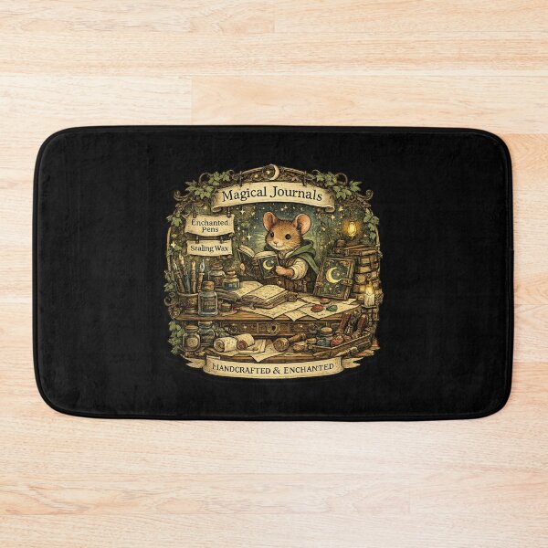 Item preview, Magical Journals Shirt | Enchanted Mouse Stationery Shop | Fantasy Journal Lover | Cottagecore Writer Gift designed and sold by MrDev.