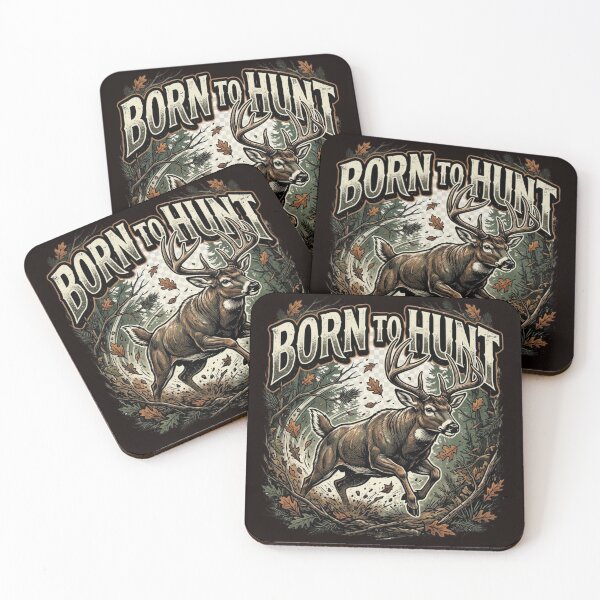 Item preview, Born To Hunt Vintage Running Whitetail Buck T-Shirt designed and sold by PACS0011.