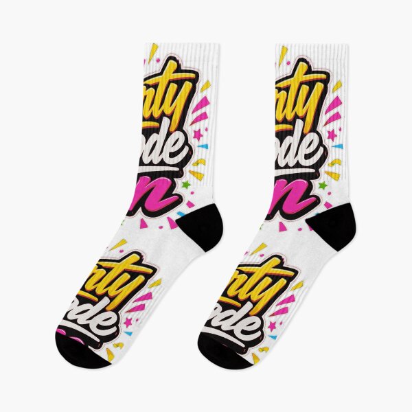 Item preview, Party Mode On Colorful Retro Typography Design designed and sold by ArtsyExplorer.