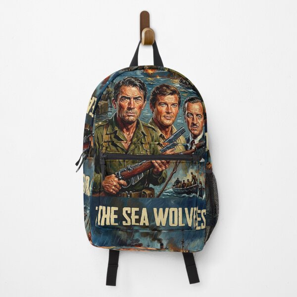 Item preview, The Sea Wolves Retro World War II Maritime Adventure Tribute Art Movie Poster designed and sold by Art's Diner.