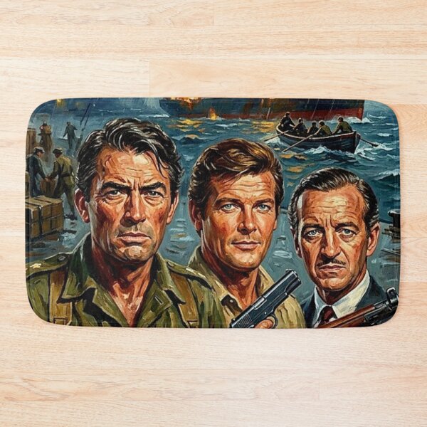 Item preview, The Sea Wolves Retro World War II Maritime Adventure Tribute Art Movie Poster designed and sold by Art's Diner.