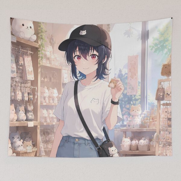 Item preview, Umi Asanagi Second Prettiest Girl Cat Shop Casual Smile designed and sold by BrianRayan.