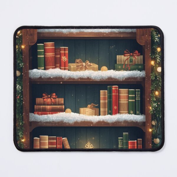 Item preview, Festive Bookshelf with Winter Magic designed and sold by BriSher.