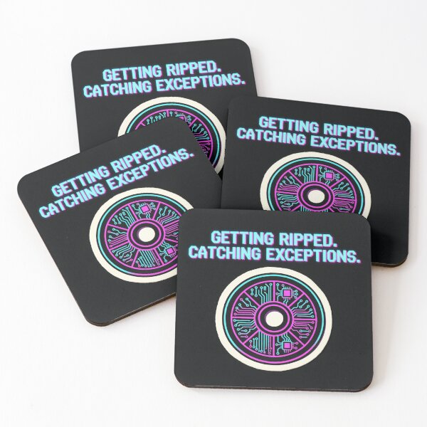 Item preview, Getting Ripped Catching Exceptions Tech Fitness designed and sold by BoluCreative.