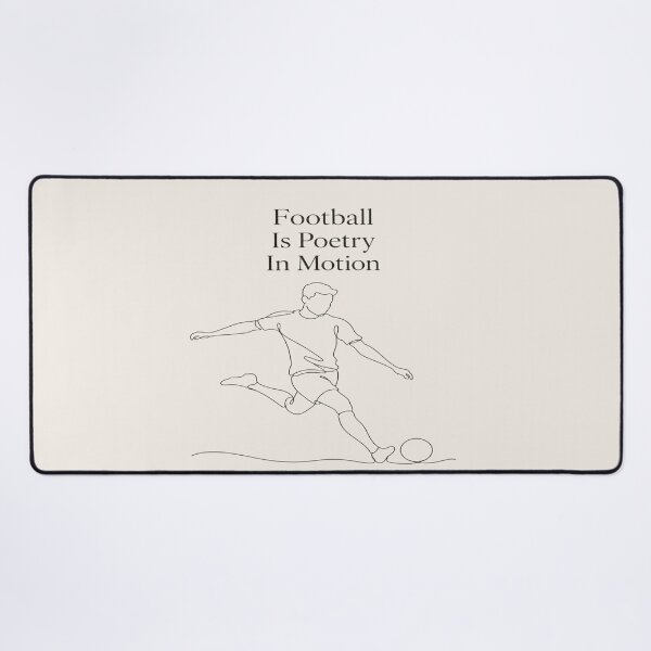 Item preview, Football Is Poetry In Motion Minimalist Soccer T-Shirt designed and sold by ArthUpscale.