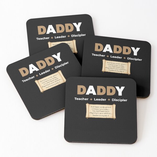 Item preview, Christian Father's Day Design | Teacher Leader Discipler Dad | Deuteronomy 6:6-7 Bible Verse Gift designed and sold by Conduit Tees.