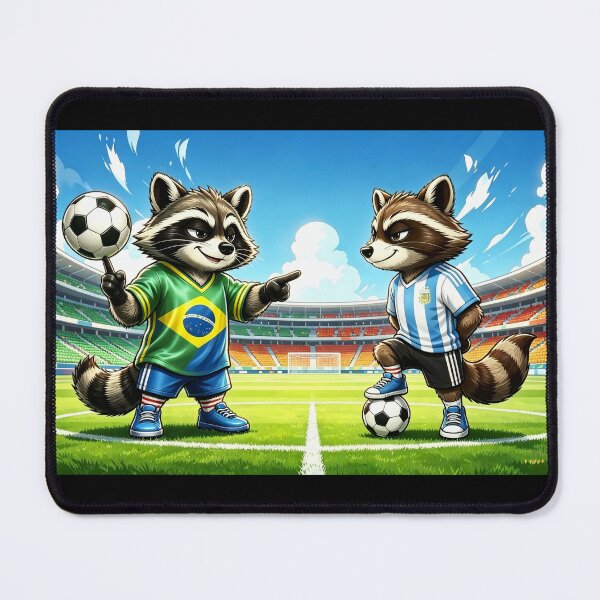 Item preview, Soccer Battle Trash Panda Family Final Showdown designed and sold by DreamyTupelo.