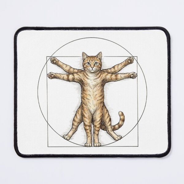 Item preview, Vitruvian Cat designed and sold by Crazycatgraphic.