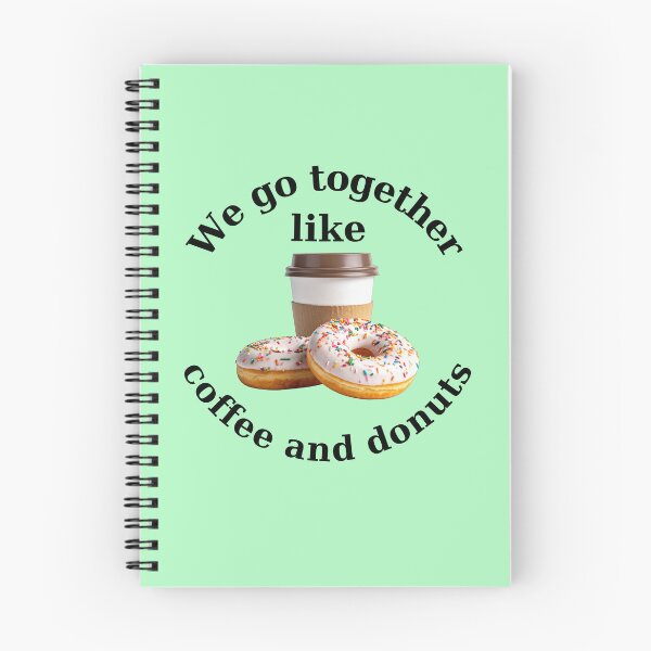 Item preview, We Go Together Like Coffee And Donuts Cute Couple designed and sold by TheFrameVault.