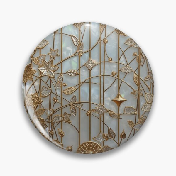 Item preview, Golden garden under iridescent celestial light designed and sold by BriSher.