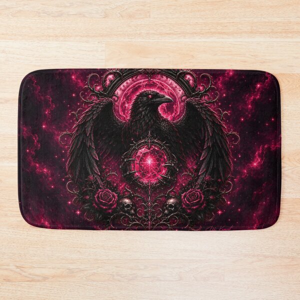 Item preview, Raven With Crystal Moon designed and sold by JabbiKamost.