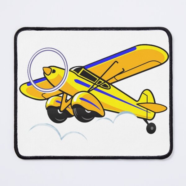Item preview, big yellow bushwheel taildragger designed and sold by PilotandPlane.
