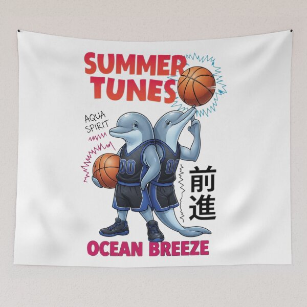Item preview, Dolphin Basketball Players Summer Tunes  designed and sold by Ahmedsyde.