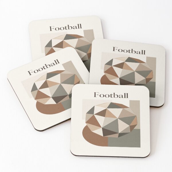 Item preview, Modern Geometric Football Minimalist Soccer Art T-Shirt designed and sold by ArthUpscale.