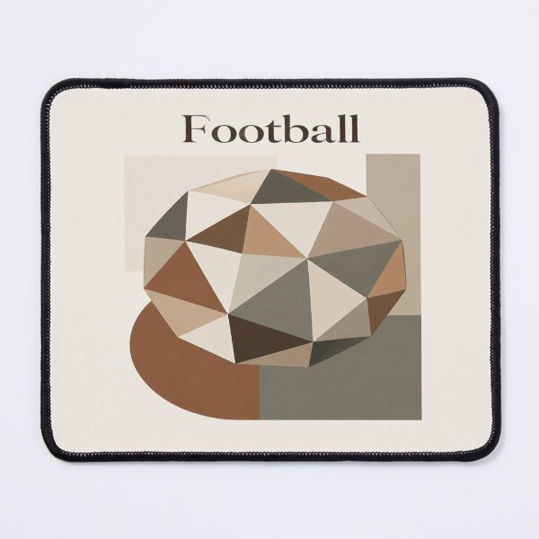 Item preview, Modern Geometric Football Minimalist Soccer Art T-Shirt designed and sold by ArthUpscale.