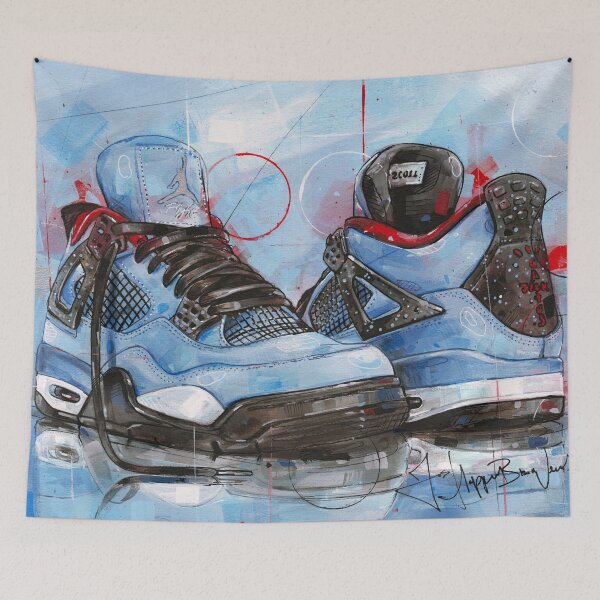 Item preview, Jordan4 Cactus Jack art designed and sold by GalleryKauffeld.