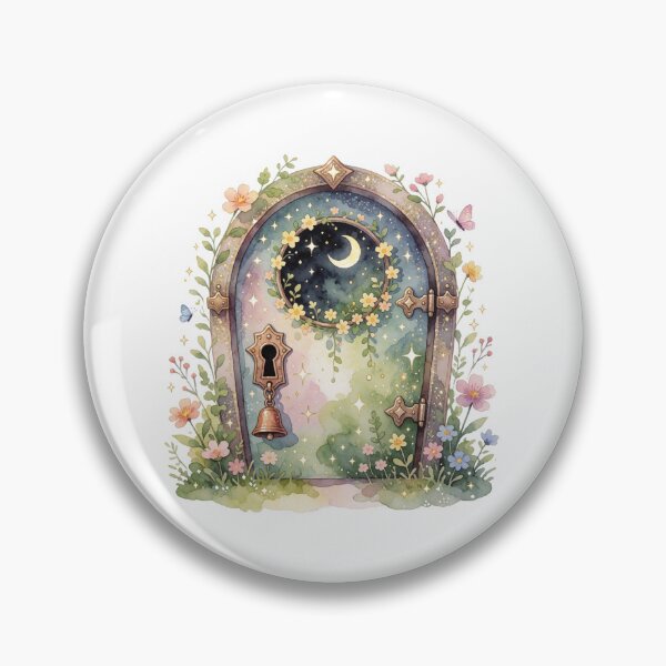 Item preview, Moon Fairy Door Celestial Cottagecore Decor designed and sold by AillustriaAK.
