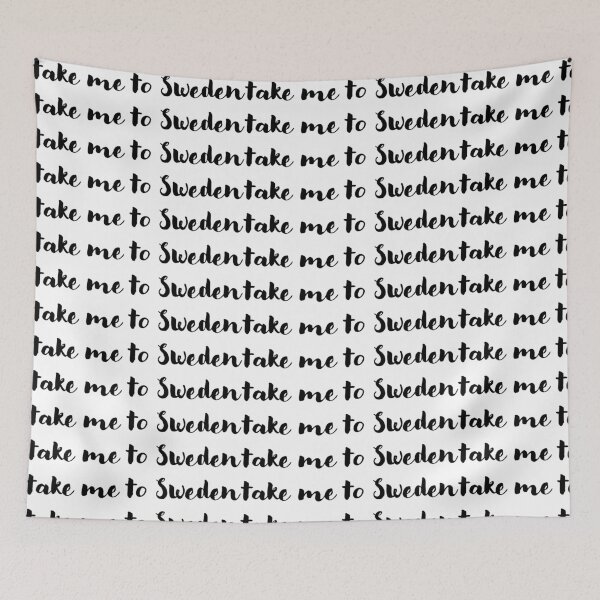 Item preview, Take Me to Sweden Travel Quote designed and sold by shufflik.