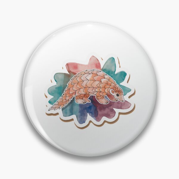 Item preview, Artistic Pangolin Watercolor Splash designed and sold by NiftyWrx.