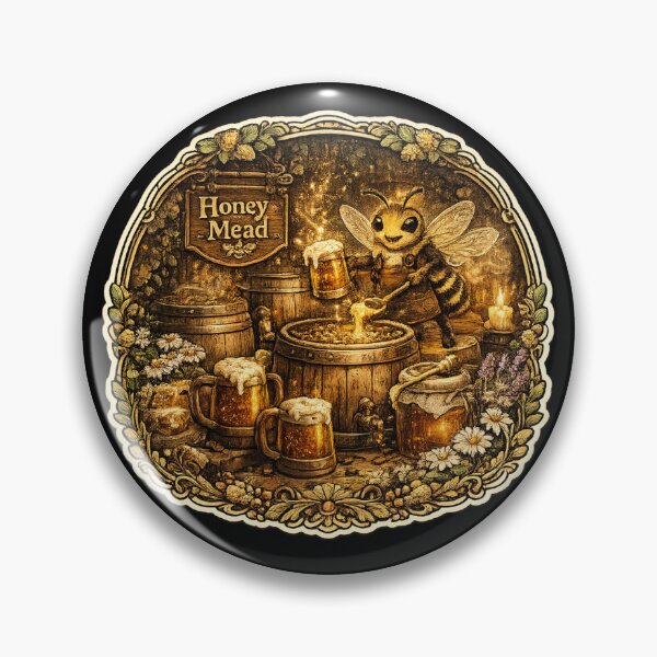 Item preview, Honey Bee Mead Brewer Shirt | Cottagecore Woodland Brewery | Fantasy Honey Tavern | Beekeeper Gift designed and sold by MrDev.
