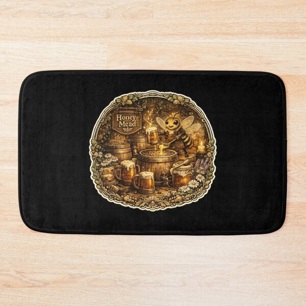 Item preview, Honey Bee Mead Brewer Shirt | Cottagecore Woodland Brewery | Fantasy Honey Tavern | Beekeeper Gift designed and sold by MrDev.