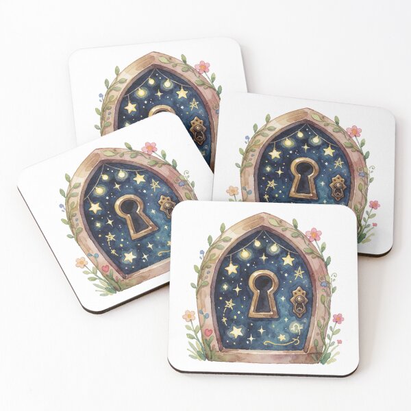 Item preview, Moon Fairy Door Celestial Cottagecore Decor designed and sold by AillustriaAK.