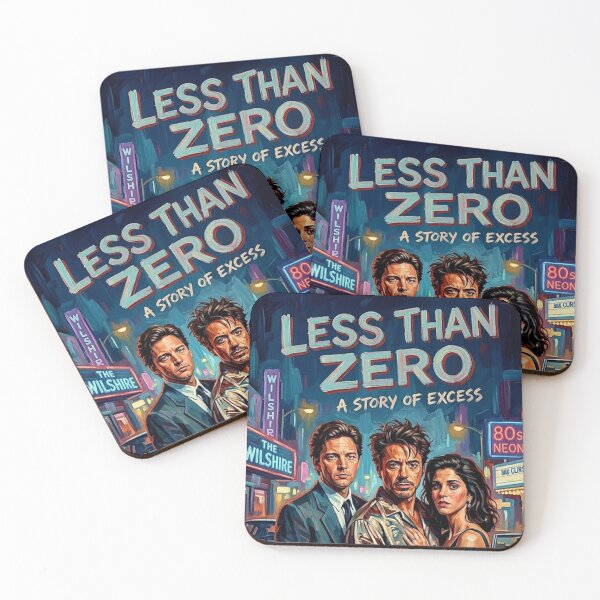 Item preview, Less Than Zero Retro 1980s Drama Cult Classic Tribute Art Movie Poster designed and sold by Art's Diner.
