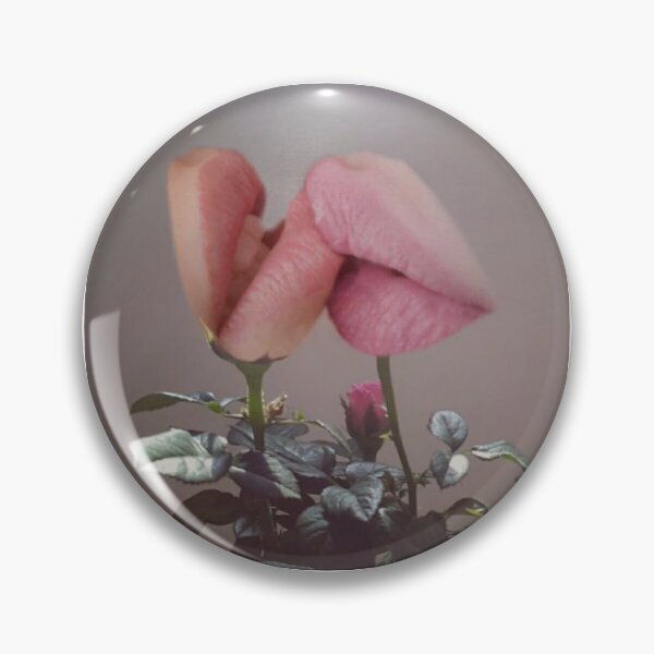 Item preview, WLW Kissing Flower Lips Sticker <3 designed and sold by lolalacavaaa.