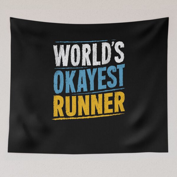 Item preview, World's Okayest Runner Running Sport Athlete Jogging Marathon Humor designed and sold by JonesFlora2025.