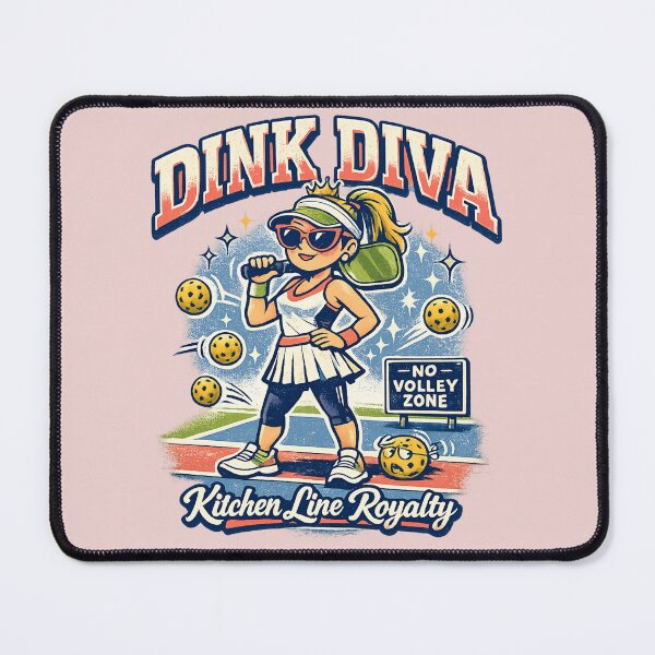 Item preview, PICKLEBALL: Dink Diva designed and sold by IndieQuill .