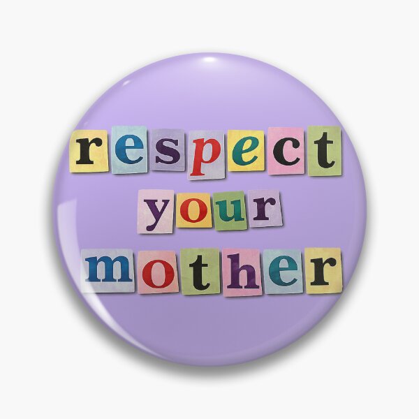Item preview, Respect Your Mother Collage Typography  designed and sold by tviyluv.