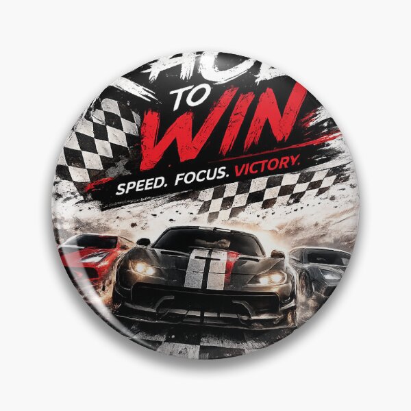 Item preview, Race To Win Speed Focus Victory Car Racing Art designed and sold by HOPPRINTS.