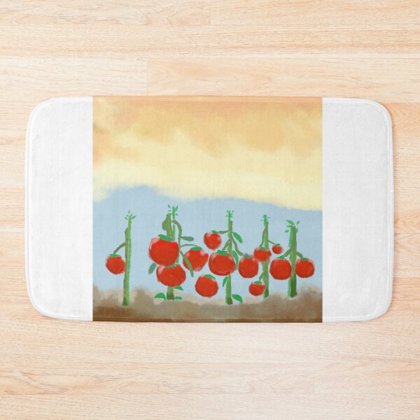 Aperçu de l'œuvre Champ de tomates du coucher du soleil créée et vendue par MoonOcean.