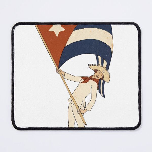 Item preview, Vintage Cuban Flag Retro Style Illustration designed and sold by DanniJordan.
