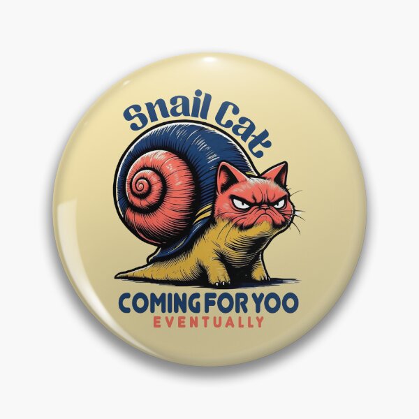 Item preview, Funny mutant animal snail cat monster attack designed and sold by BigMRanch.