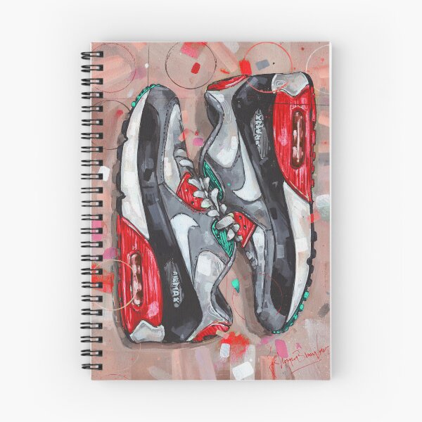 Item preview, Air Max 90 Red painting designed and sold by GalleryKauffeld.