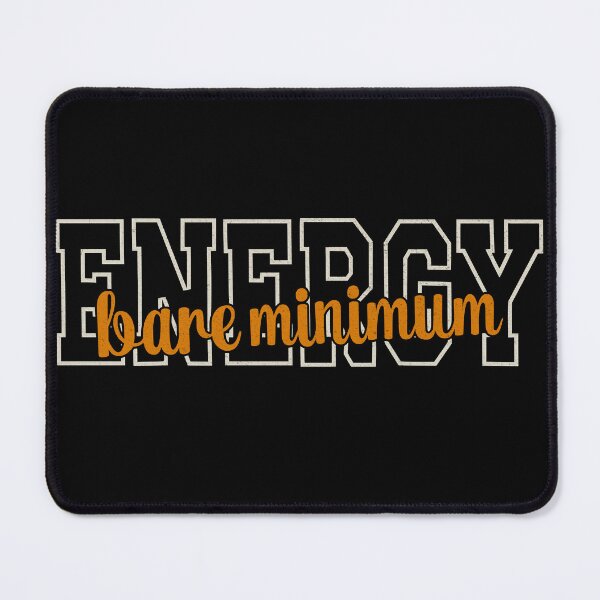 Item preview, Bare Minimum Energy | Funny Burnout Low Energy Vintage Graphic designed and sold by 1timelab.
