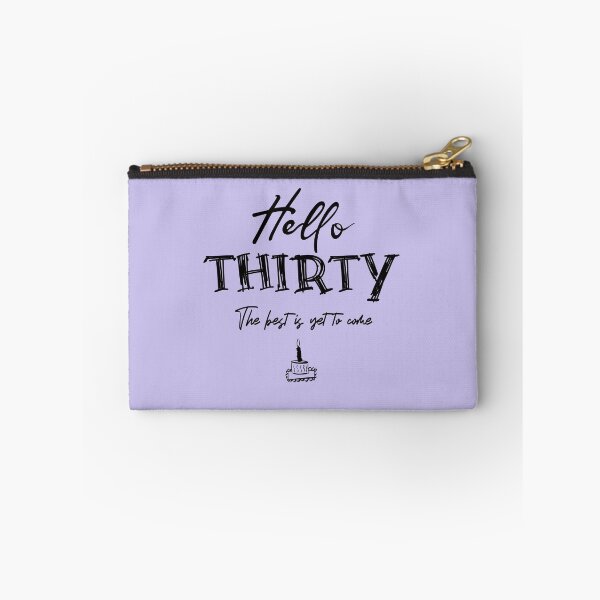 Item preview, Hello Thirty, 30th Birthday Gift. A perfect gift to celebrate your thirtieth birthday with style. Black text version designed and sold by illeN-Art-World.