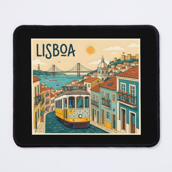 Item preview, Lisbon Portugal Castelo Sao Jorge Vintage Tram 28 designed and sold by PauloCostaDias.