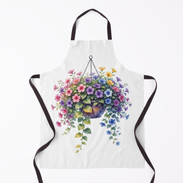 Item preview, Hanging Flower Basket Botanical Cottagecore Decor designed and sold by AillustriaAK.