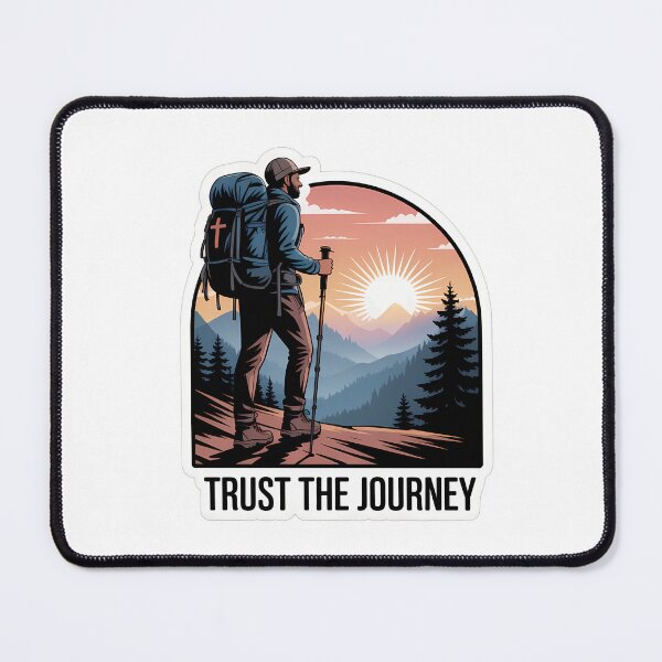 Item preview, Spiritual Hiker with Trust the Journey designed and sold by NiftyWrx.
