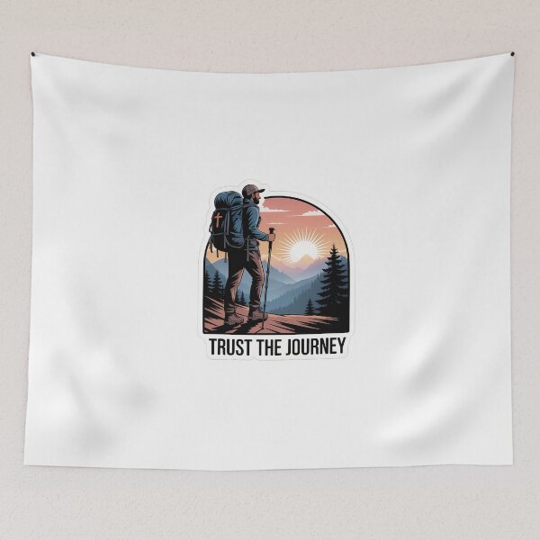 Item preview, Spiritual Hiker with Trust the Journey designed and sold by NiftyWrx.